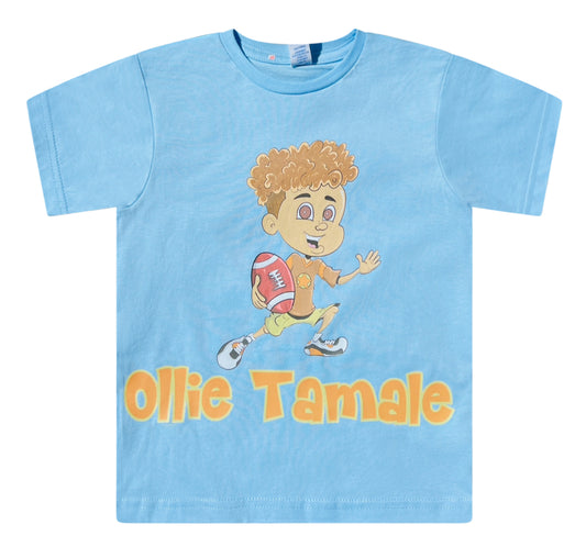 Ollie Tamale Kids Baby Blue T-Shirt
